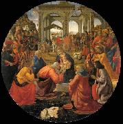 GHIRLANDAIO, Domenico Adoration of the Magi oil painting reproduction